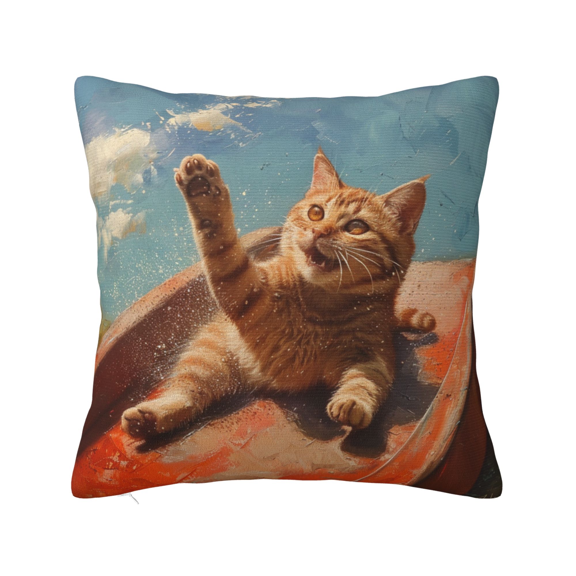 gliding-cat-print-pillow-cover