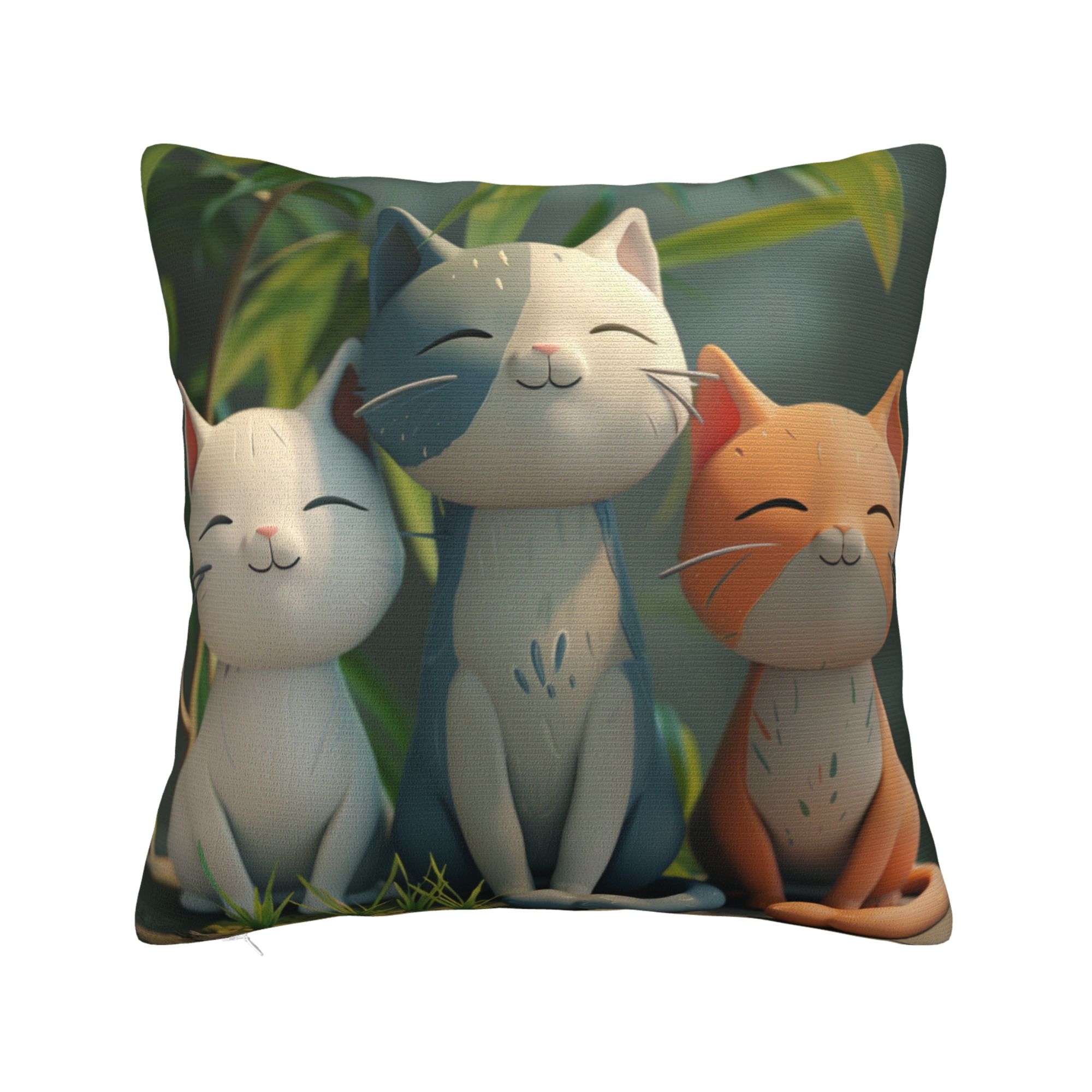 happy-trio-cats-print-pillow-cover